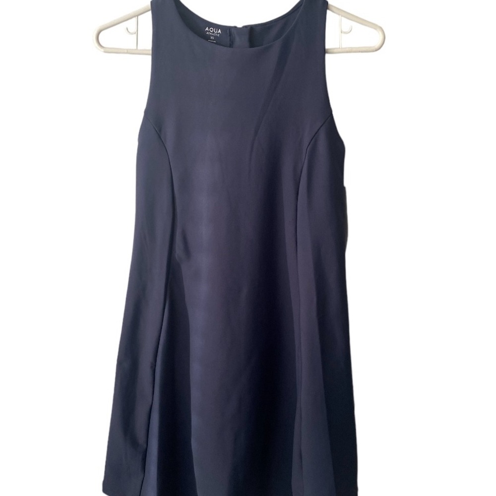 NWT AQUA XS sleeveless athletic dress w built-in shorts
